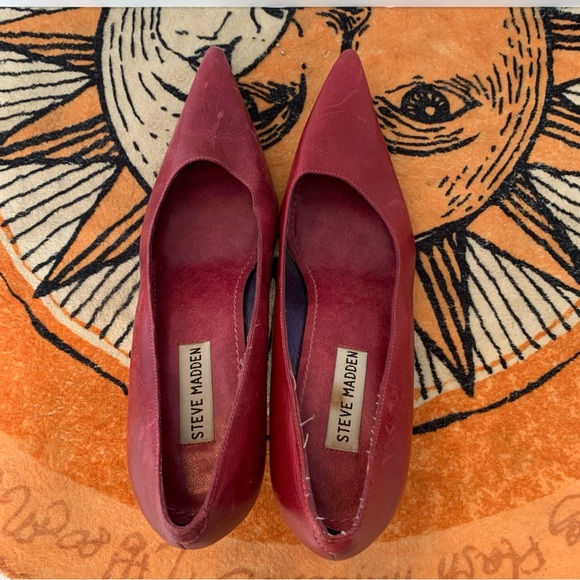 STEVE MADDEN MAGENTA STILETTO 6.5 US - Picture 7 of 9